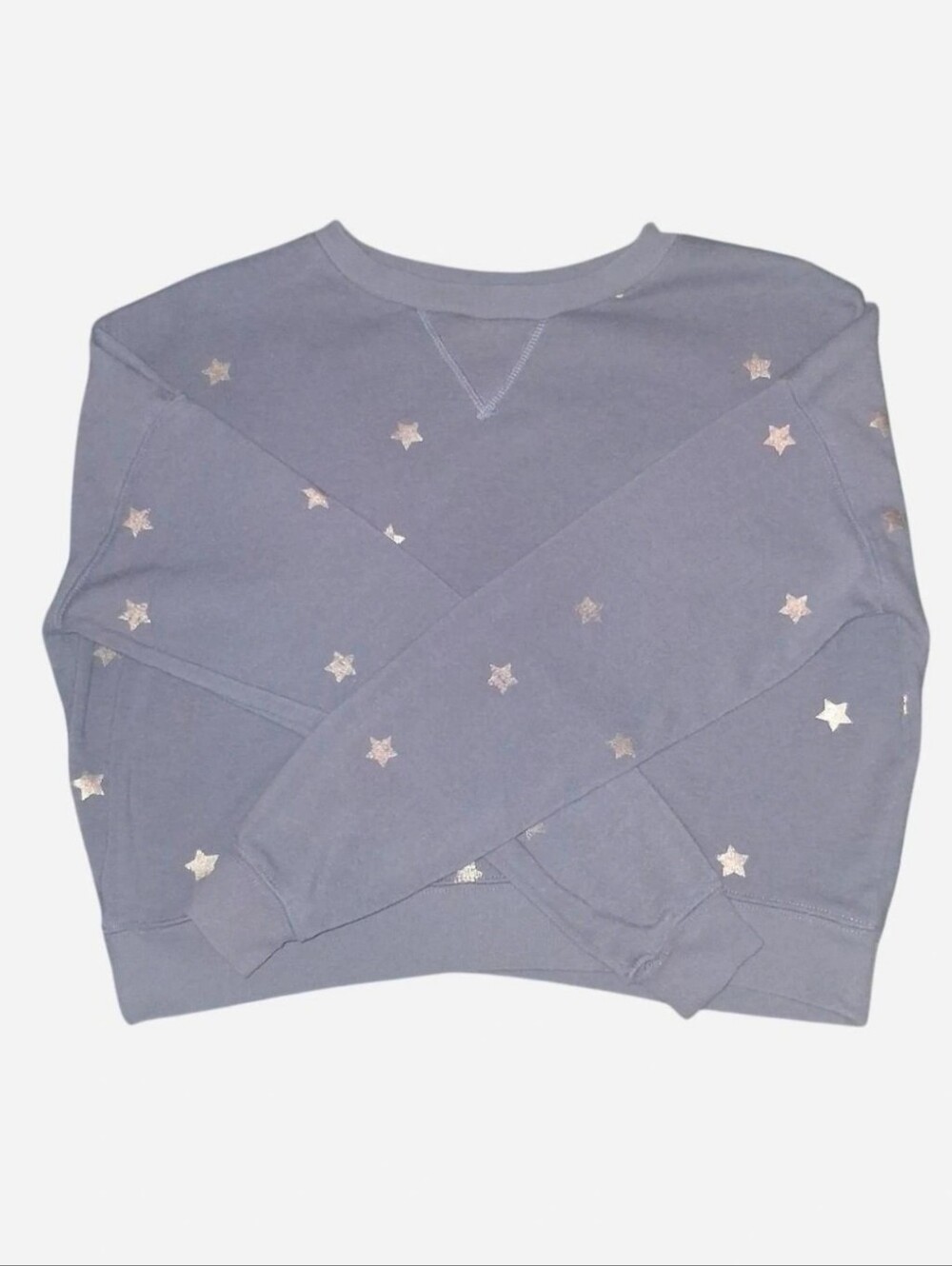 XS | Fifth Sun grey sweatshirt with gold stars